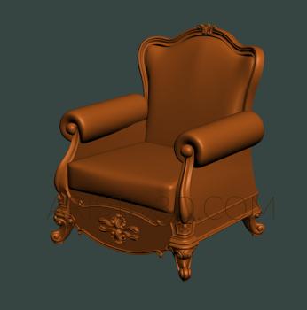 Set of furniture (KMB_0195) 3D model for CNC machine